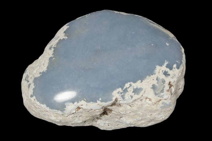 Polished Angelite (Blue Anhydrite) Stone - Peru #172536